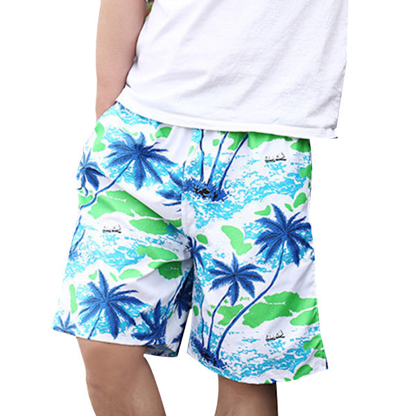 Sport casual snabbtorkande beachboardshorts Strandbyxor för män