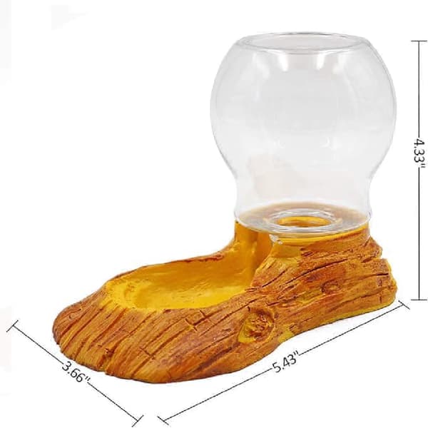 Reptilvattenflaska Hamstervattendispenser Vattenskål, Automatisk