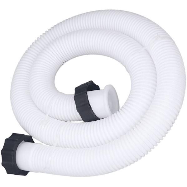 Ersättningsslang för poolpump för Intex 1,5 tum diameter Ersättningsslang för pooler ovan mark Vit 1,5m/4,9ft