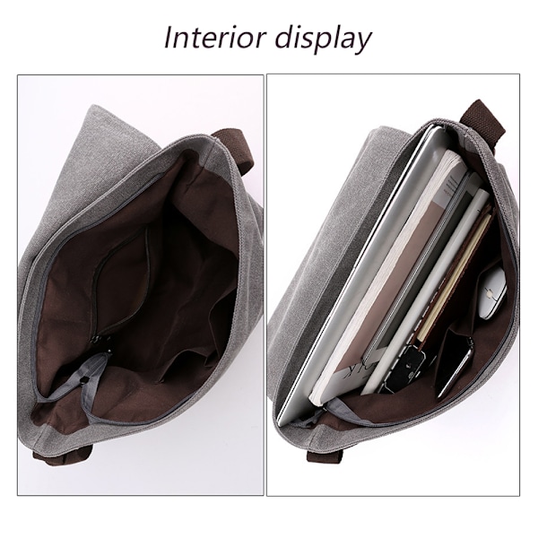 Canvas messenger taske Mode skuldertaske Fritid