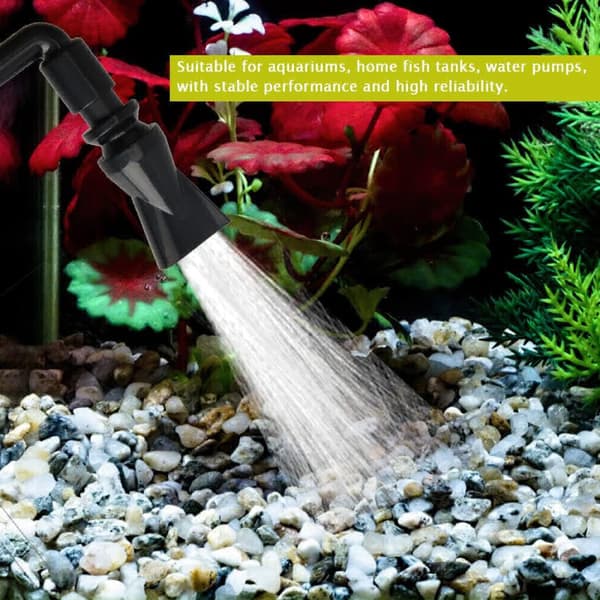 Akvariemunstycke, Akvariepumpmunstycke Anknäbbsmunstycke Vattenutlopp Returrörskoppling Akvariedolly med Platt Munstycke - 5 st