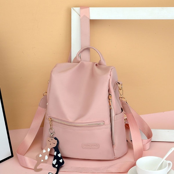 Naisten reppu vedenpitävä reppu PINKKI Pink
