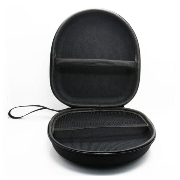 Hovedtelefonetui til On-Ear/Over-Ear hovedtelefoner, etui, 21 x 18,5 x 6 cm, sort