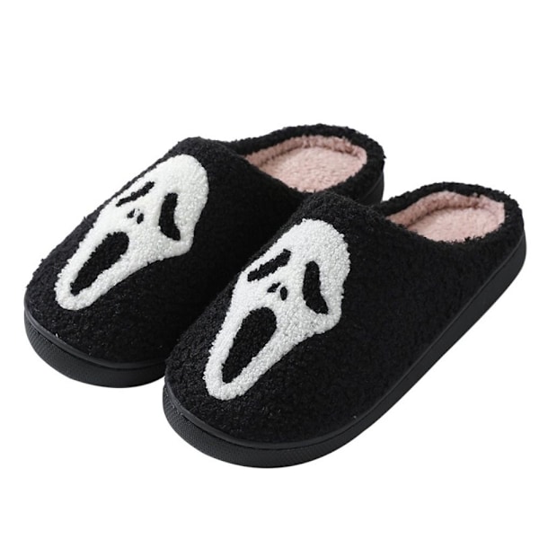 Ghost Face Slippers Græskar Slippers Halloween Slippers HVID whitejx size