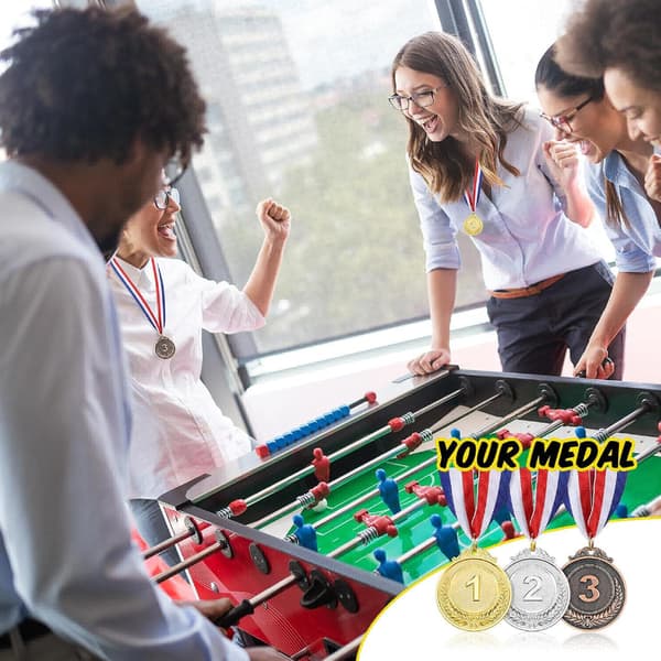 Diameter 6,5 cm Yaomiao 6 stk gull sølv bronse medaljer pris M