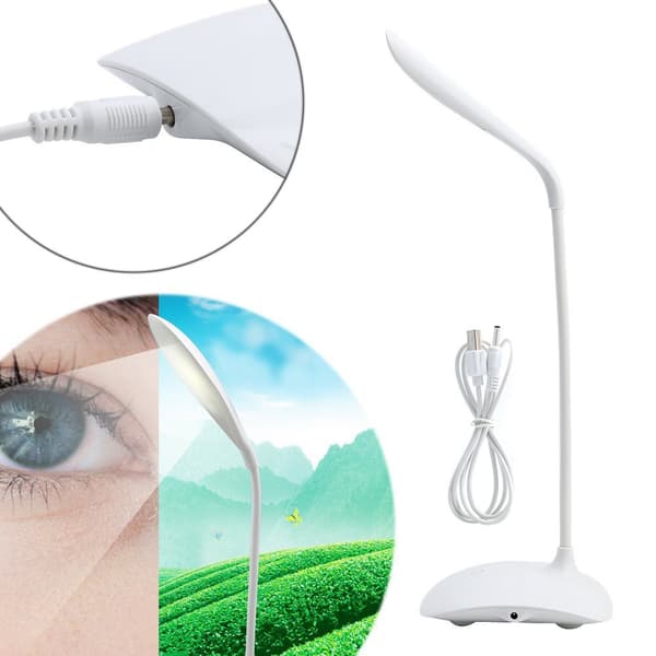 1 stk. LED bordlampe, LED boglæselampe, 3 lysstyrkeniveauer, til