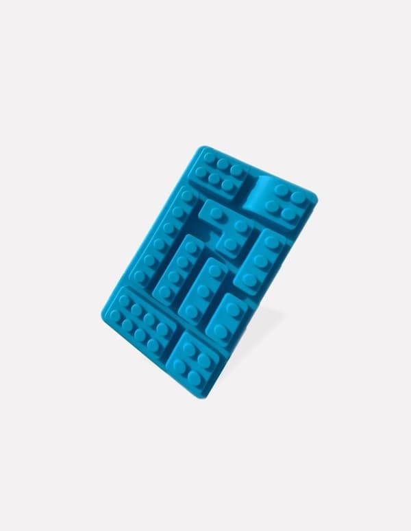 10 stk. mursteinsform Lego silikonform sukkerpasta bakeform gul Gul yellow