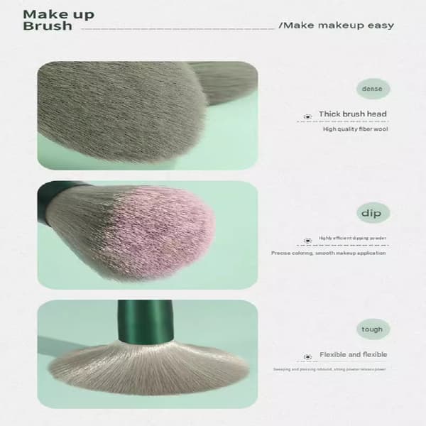 13 stk makeupbørstesæt Blød fluffy foundationbørste pudderbørste øjenskygge A3
