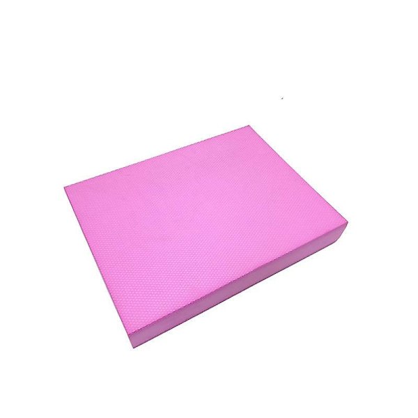 Yoga Balansmatta Balans Skummatta Plankstöd Mjuk Kudde för Män och Kvinnor Halkfri, Vattentät och Mjuk -aaaBY Rosa pink 40*30*5cm