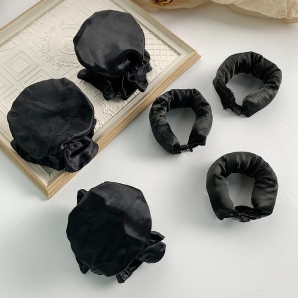 SOHO Heatless Flexi Rod Buns Sort - Krøller uden varme