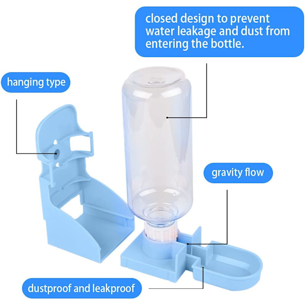 Iller kanin vandflaske, automatisk smådyr vand dispenser