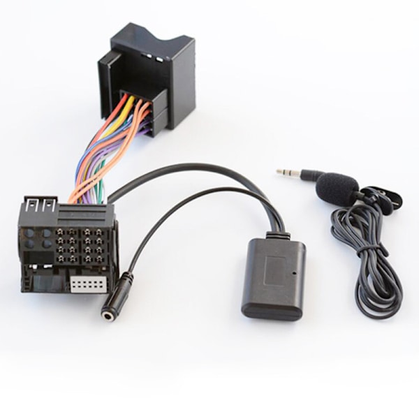 Bil Bluetooth 5.0 Aux-kabel Mikrofon Handsfree Mobilsamtal Adapter för Opel Cd30 Mp
