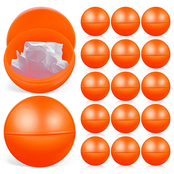 25 Lotto-kugler, Lodkugler, Runde kugler, Plastik, Hule, Åbnelige, Spilkugler, Requisitaxx