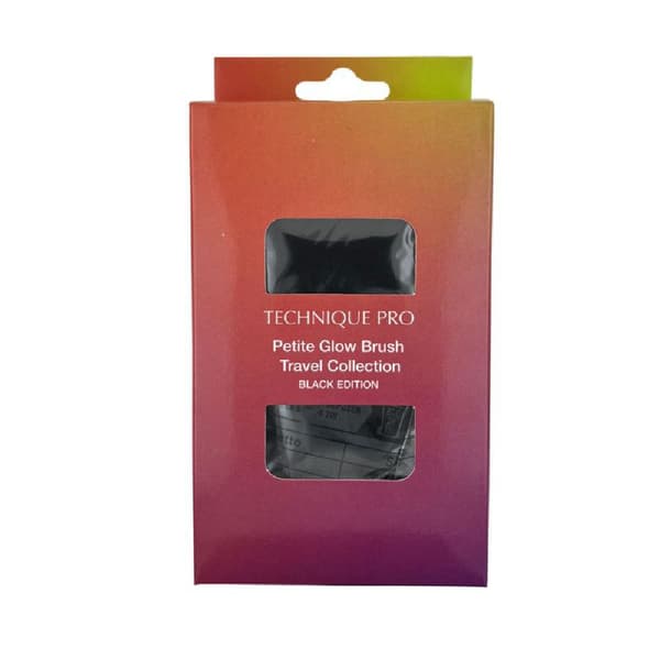 TECHNIQUE PRO PETITE GLOW BRUSH SET - SORT