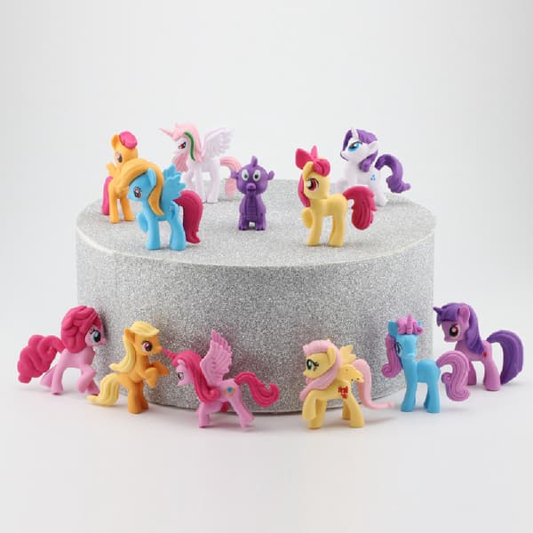 12-delars set med My Little Pony-dockor