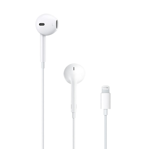 iPhone 7 Hörlurar Vita Lightning Hörlurar iPhone Lightning Universella hörlurar