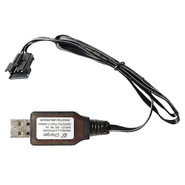 7.4V 3.7V X2 Laturi Sm-4p Li-ion Akku Sähköinen Rc Lelut Auto Vene Usb-kaapeli H