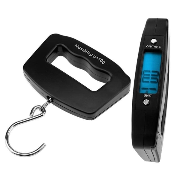 Digitaalinen riippuva vaaka - 50kg Svart Black
