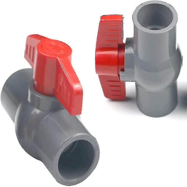 PVC kulventil, plastkulventil 40mm