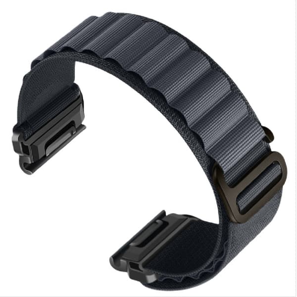 Urrem til Garmin Fenix 8/8S/6/6X/7/7X/Pro/Tactix Mørkegrå 22 mm