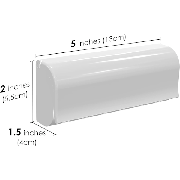 Seinään kiinnitettävä 6-lokeroinen itseliimautuva hammasharjanpidike