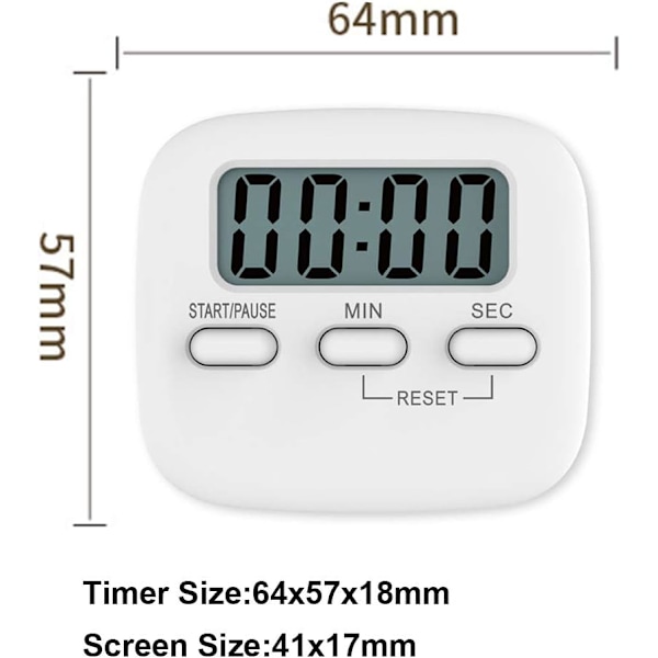 Köktimer, Digital Köktimer Magnetisk Nedräkning Y