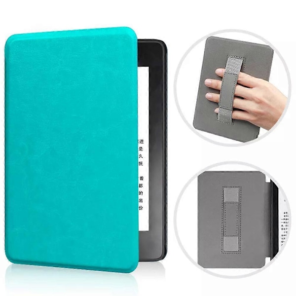 Slimshell Cover til 7\" Kindle Paperwhite (12. generation) 2024 Premium PU Cover sky blue