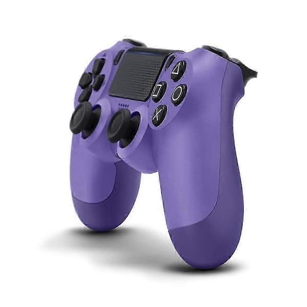 Trådløs PS4-controller Bluetooth Gamepad med vibration, ergonomisk design til PS4-konsol - Lys rød flerfarvet Purple Multicolor