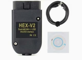 HEX V2 VAG-VCDS 26.3 ATMEGA162 FT232 5054 Bildiagnoseskanner (engelsk versjon)