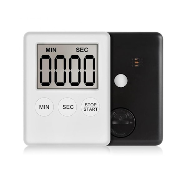 Digital Timer with Magnet - Kitchen timer p silver