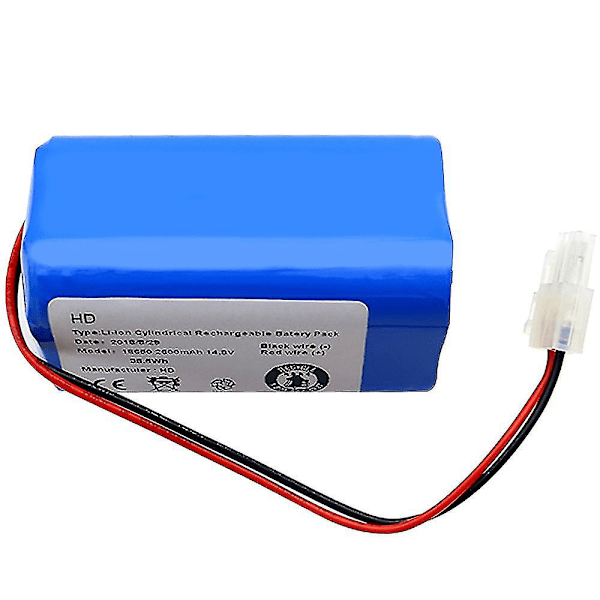 Genopladeligt batteri 14,8v 2600mah Robotstøvsuger Tilbehør Dele til A4 A4s A6 [DB] Blue