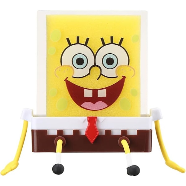 Cartoon sponge holder, kitchen sponge spongebob holder, sink shelf sponge drain shelf