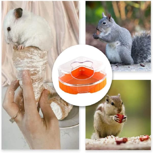 Plastik hamster badeværelse, hamster badekar, hamster sandbad beholder til små dyr