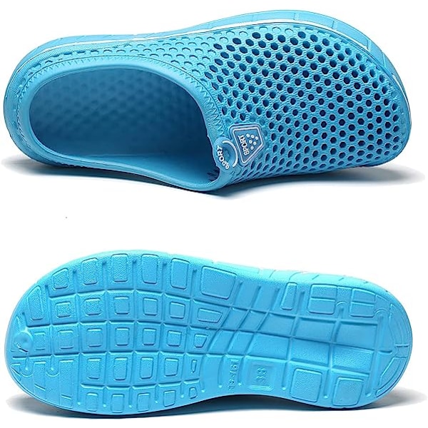 Unisex Träskor Casual Tofflor Snabbtorkande Sandaler Ljusblå Light blue 40