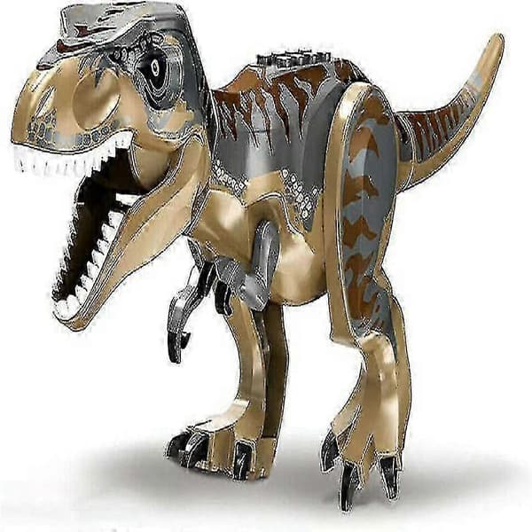 Jurassic T-rex Raptor Modulære Byggeklodser Legetøj til Børn i Alderen 3-12 Grey