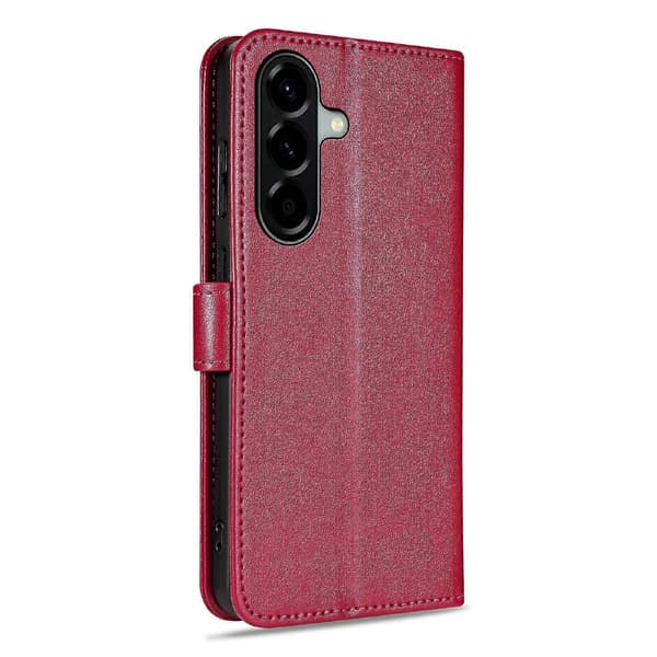AZNS Sauehudtekstur Flip Case Rød For Samsung Galaxy A36 5G Red