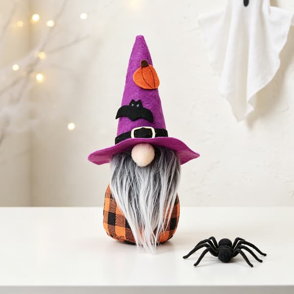 4PCS Vampire Cartoon Dwarf Elf Ornament Halloween Table Decoration (Girls)