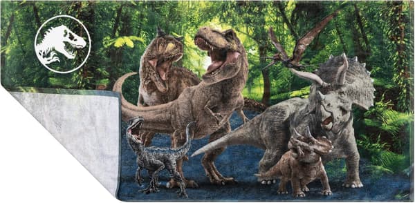 Dinosaur Superblødt Bomulds Badehåndklæde/Poolhåndklæde/Strandhåndklæde, 58\" x 28\"
