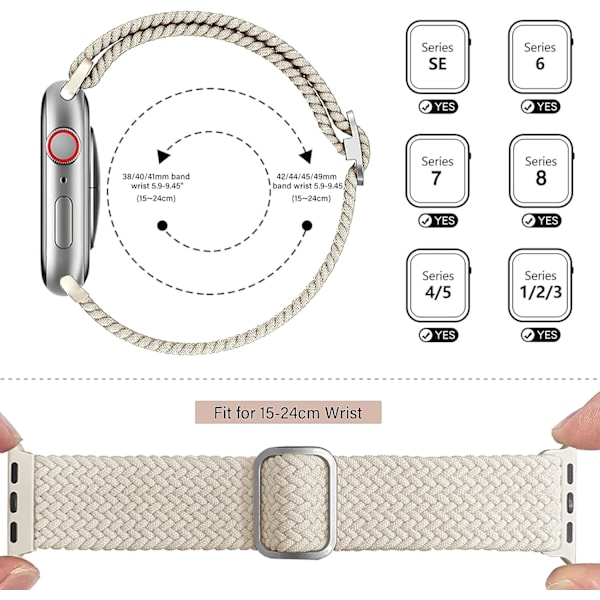 Sportbånd Kompatibel med Apple Watch Band 42mm 44mm 45mm 49mm, Erstatning, for Apple Watch iWatch Serie 8 7 6 5 4 3 2 1 SE, 2-pakning. pp