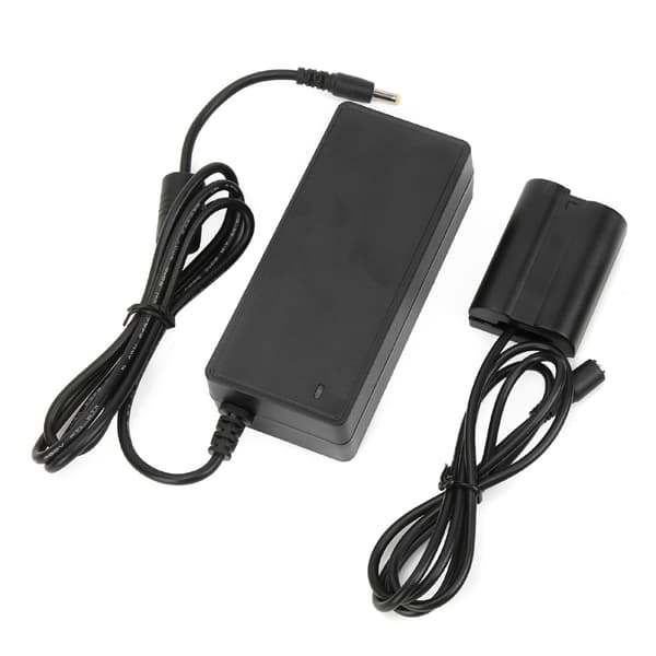 AC-strømadapter DC-kobling ENEL15 fullt dekodet dummybatterisett for Nikon D500 D600 D610 D750 (pris)