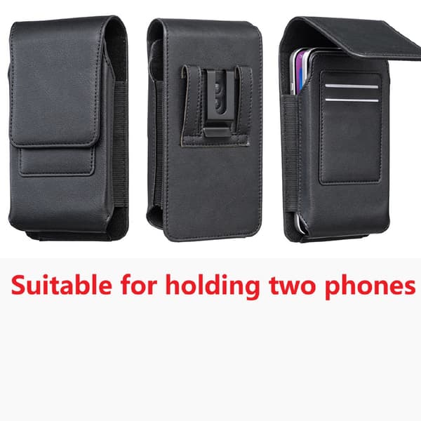 Universell vertikal lommebok for belte (6.0\") black