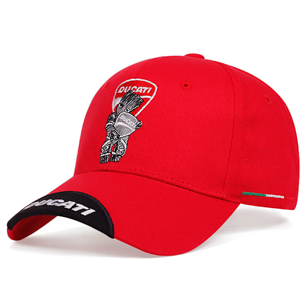 Broderad Förarkeps Svart Style 4 Red