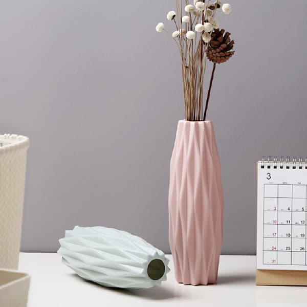 Blomstervaser Pink Dekorativ Moderne Blomstervase til Boligindretning Stuepynt og Begivenheder Ornament 2
