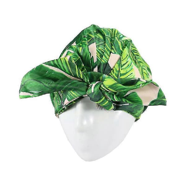 Luksus dusjhette for kvinner Vanntett gjenbrukbar dusjhette for langt hår Trendy dusjhette Tree