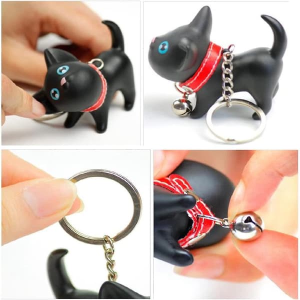 Kattnyckelringar Nyckelringar för bilnycklar Kawaii bedårande väska P