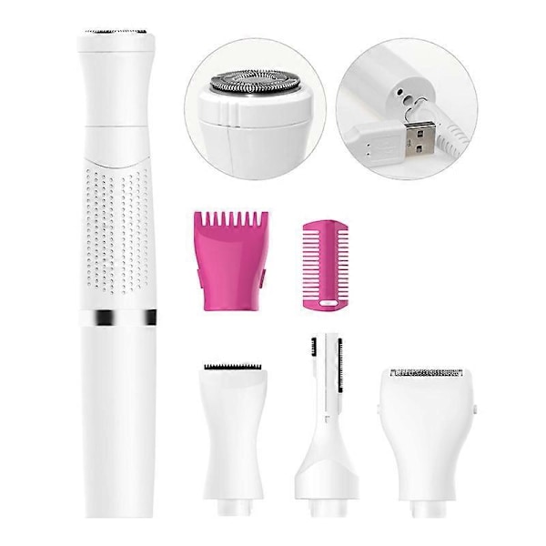 Dame Hår Øyenbrynstrimmer barberhøvel for intime områder Ansikts Epilator Kvinner maskin elektrisk dame for Bikini Hårfjerning Barbermaskin