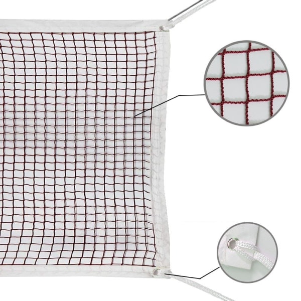 6,1 m * 0,75 m sulkapalloverkko urheiluharjoitteluun, ulkotenniskenttäverkko, tummanvihreä SQBB