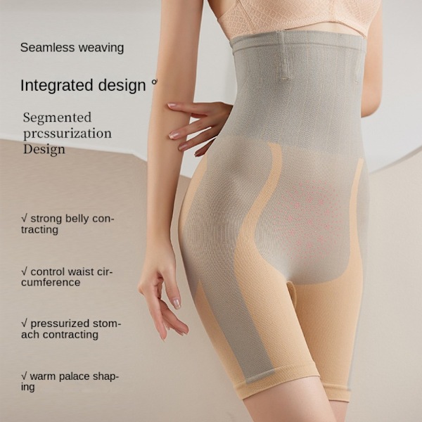 Formande Trosor för Kvinnor, Slimmande Trosor med Hög Midja, Magekontroll, Shapewear Röd M&L Red