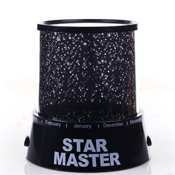 LED Cosmos Star Master Sky Stjerneklar Nat projektorlampe gave Black