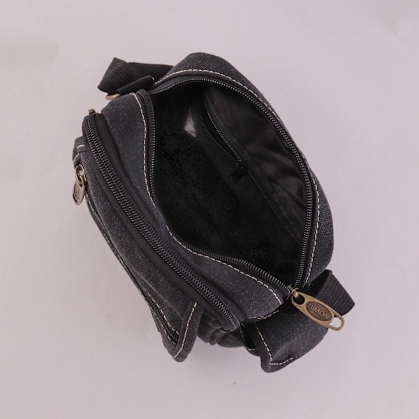 Skuldertaske i stof Beige one size Beige